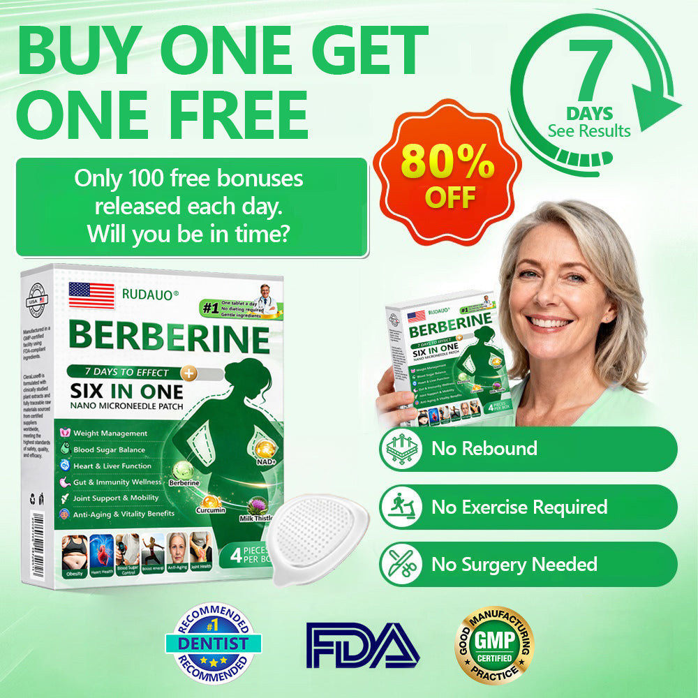 𝐔𝐒𝐀 𝐃𝐨𝐜𝐭𝐨𝐫 𝐑𝐞𝐜𝐨𝐦𝐦𝐞𝐧𝐝𝐞𝐝| 𝐑𝐔𝐃𝑨𝑼𝑶® 𝑩𝒆𝒓𝑏𝘦𝘳𝑖𝗇𝒆 𝟔-𝗶𝙣-𝟏 𝑁𝑎𝑛𝑜 𝘔𝘪𝘤𝘳𝘰𝘯𝘦𝘦𝘥𝘭𝘦 𝖯𝚊𝗍𝖼𝗁 |𝘉𝘢𝘤𝘬𝘦𝘥 𝘣𝘺 𝘴𝘤𝘪𝘦𝘯𝘤𝘦 | 𝟨-𝗂𝗇-𝟣 𝖿𝗈𝗋𝗆𝗎𝗅𝖺 | 𝑅𝑒𝑠𝑢𝑙𝑡𝑠 𝑖𝑛 7 𝑑𝑎𝑦𝑠