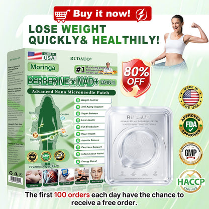 𝐏𝐡𝐲𝐬𝐢𝐜𝐢𝐚𝐧-𝐅𝐨𝐫𝐦𝐮𝐥𝐚𝐭🩹| 𝐑𝗨𝐃𝑨𝐔𝗢® 𝐌𝐨𝐫𝐢𝐧𝐠𝐚 𝐁𝐞𝐫𝐛𝐞𝐫𝐢𝐧𝐞 × 𝐍𝐀𝐃+ 𝟏𝟎-𝐢𝐧-𝟏 𝐀𝐝𝐯𝐚𝐧𝐜𝐞𝐝 𝐍𝐚𝐧𝐨 𝐌𝐢𝐜𝐫𝐨𝐧𝐞𝐞𝐝𝐥𝐞 𝐏𝐚𝐭𝐜𝐡 (𝐄𝐱𝐩𝐞𝐫𝐢𝐞𝐧𝐜𝐞 𝐕𝐢𝐬𝐢𝐛𝐥𝐞 𝟕-𝐃𝐚𝐲 𝐑𝐞𝐬𝐮𝐥𝐭𝐬)